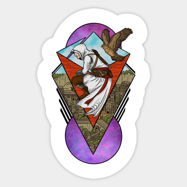 assassin creed Sticker by sample the dragon